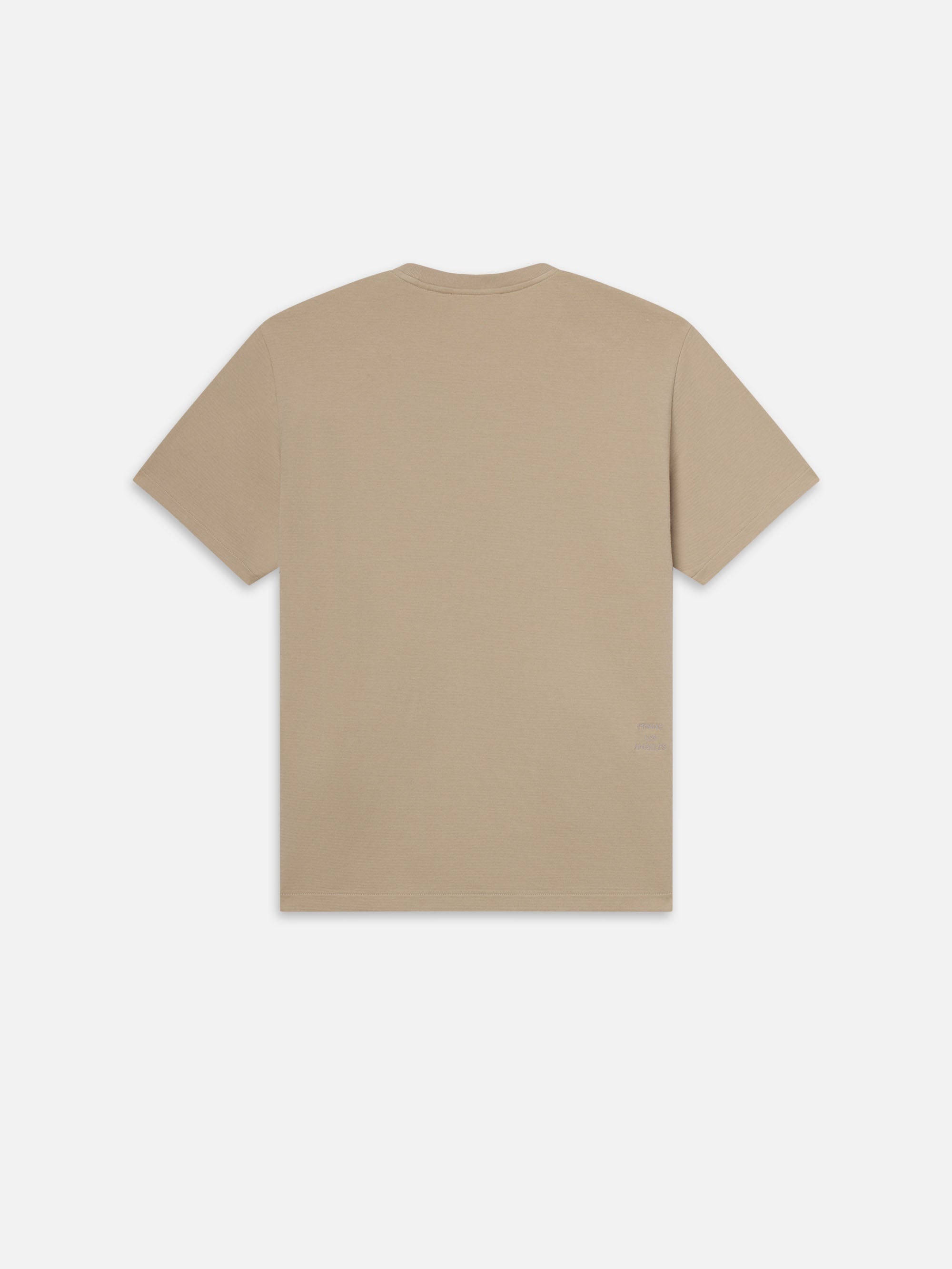 Duo Fold Tee in Light Beige - 4
