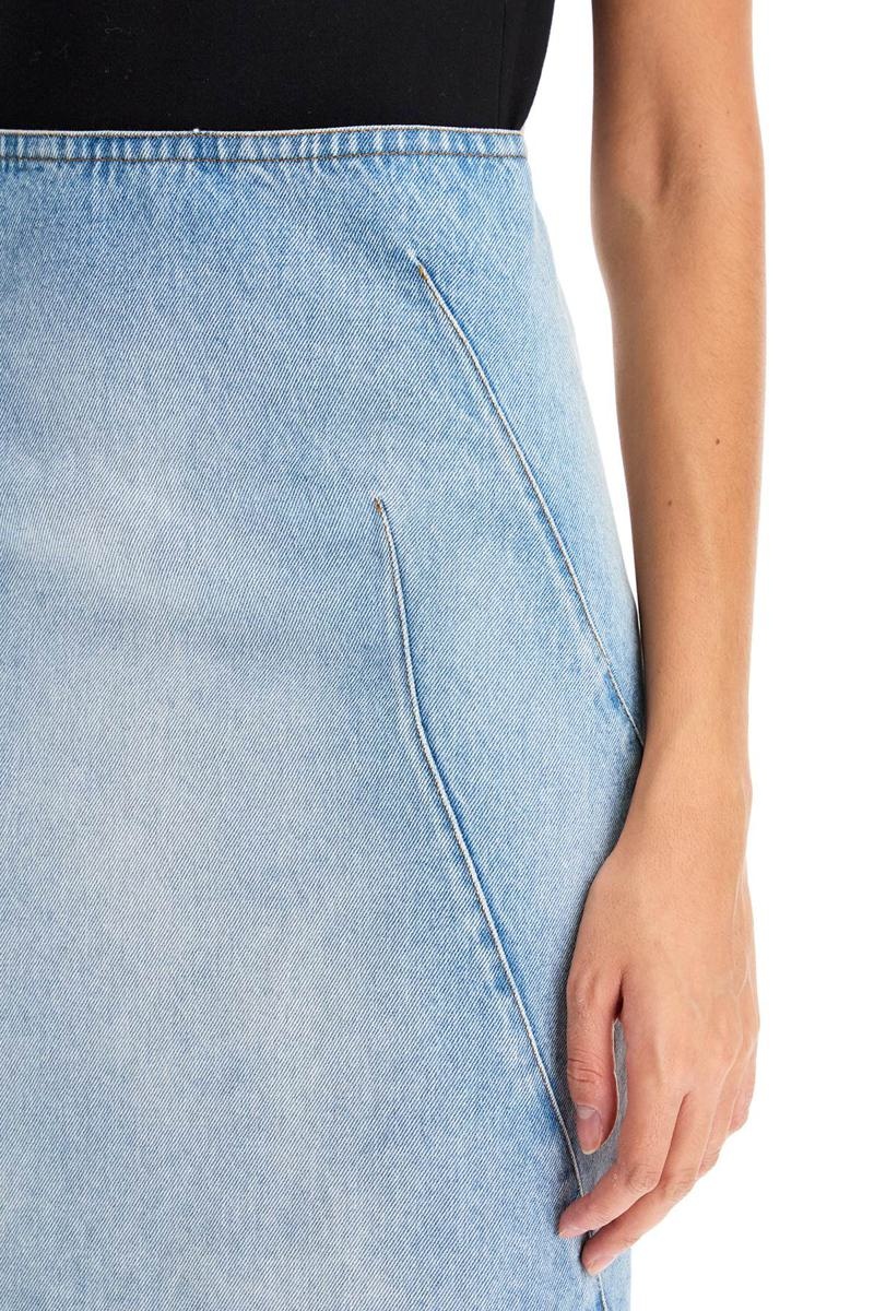 Dries Van Noten Denim Sibyl Skirt - 4