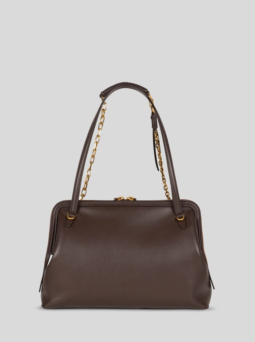 MEDIUM LEATHER DOC SHOULDER BAG - 2