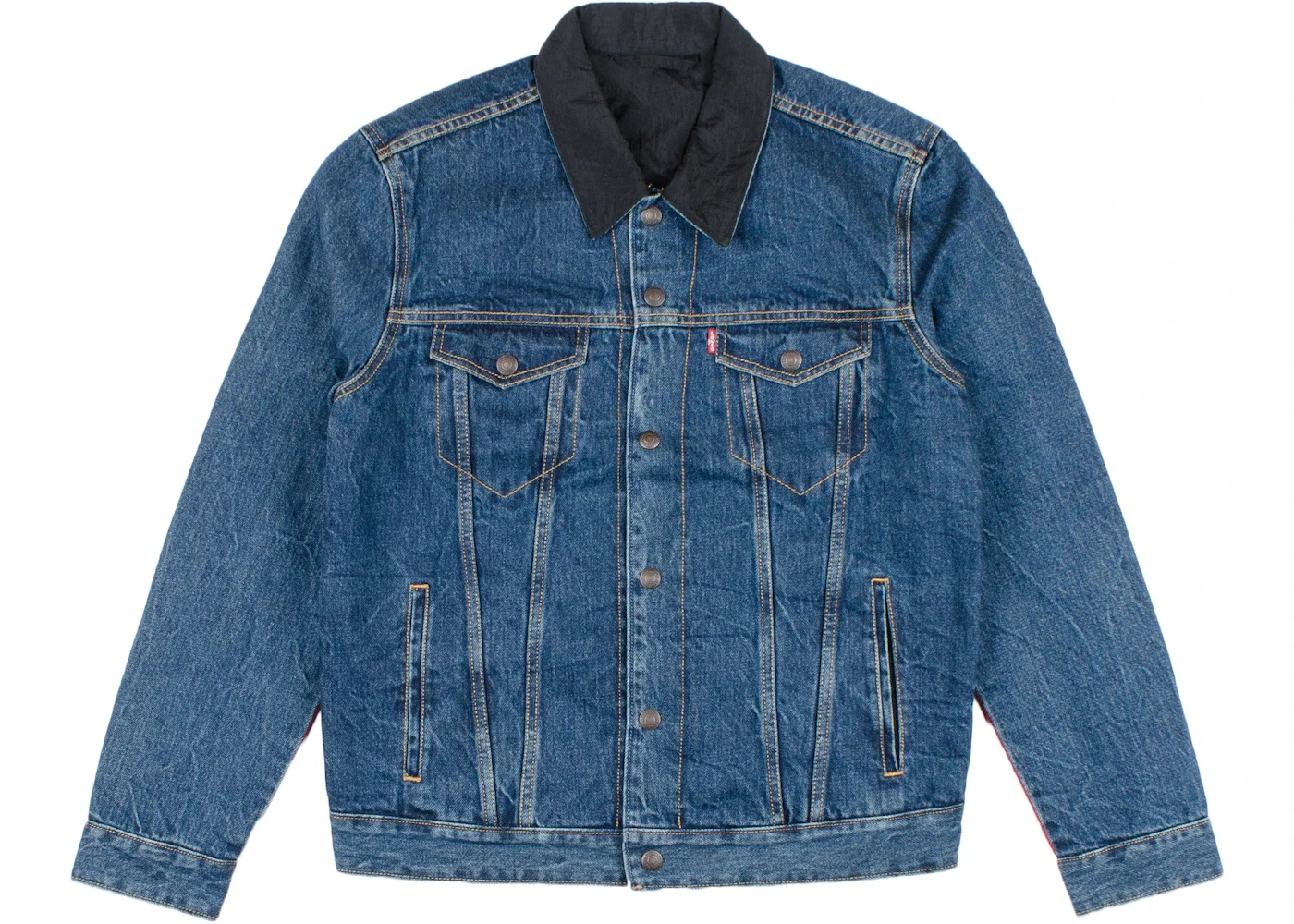 Jordan x Levi's Reversible Trucker Jacket Indigo - 1