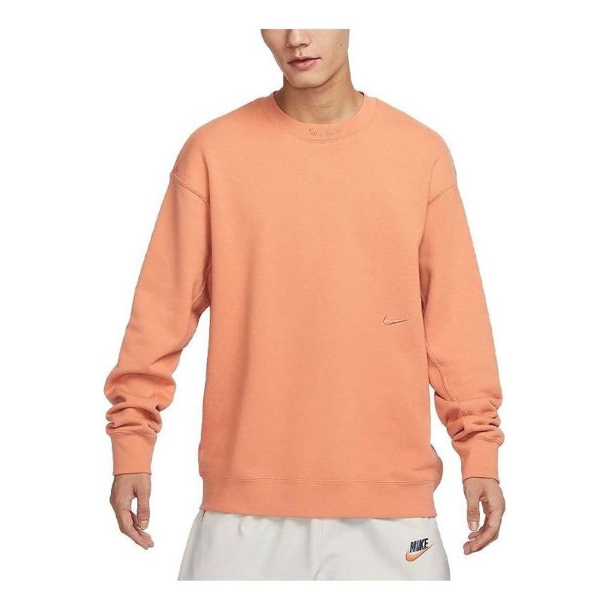 Nike Sportswear Premium Fleece Sweatshirt 'Orange' FV8592-225 - 1