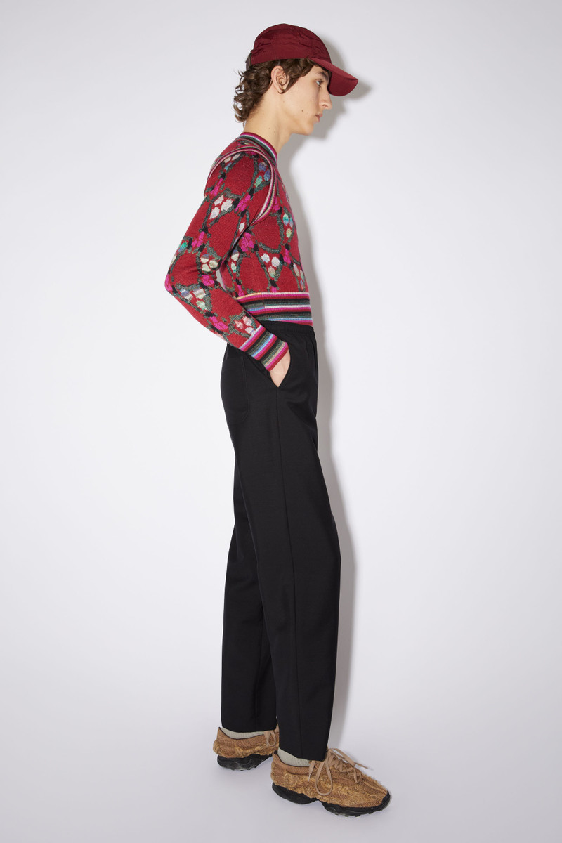 Loose fit suit trousers - Black 4