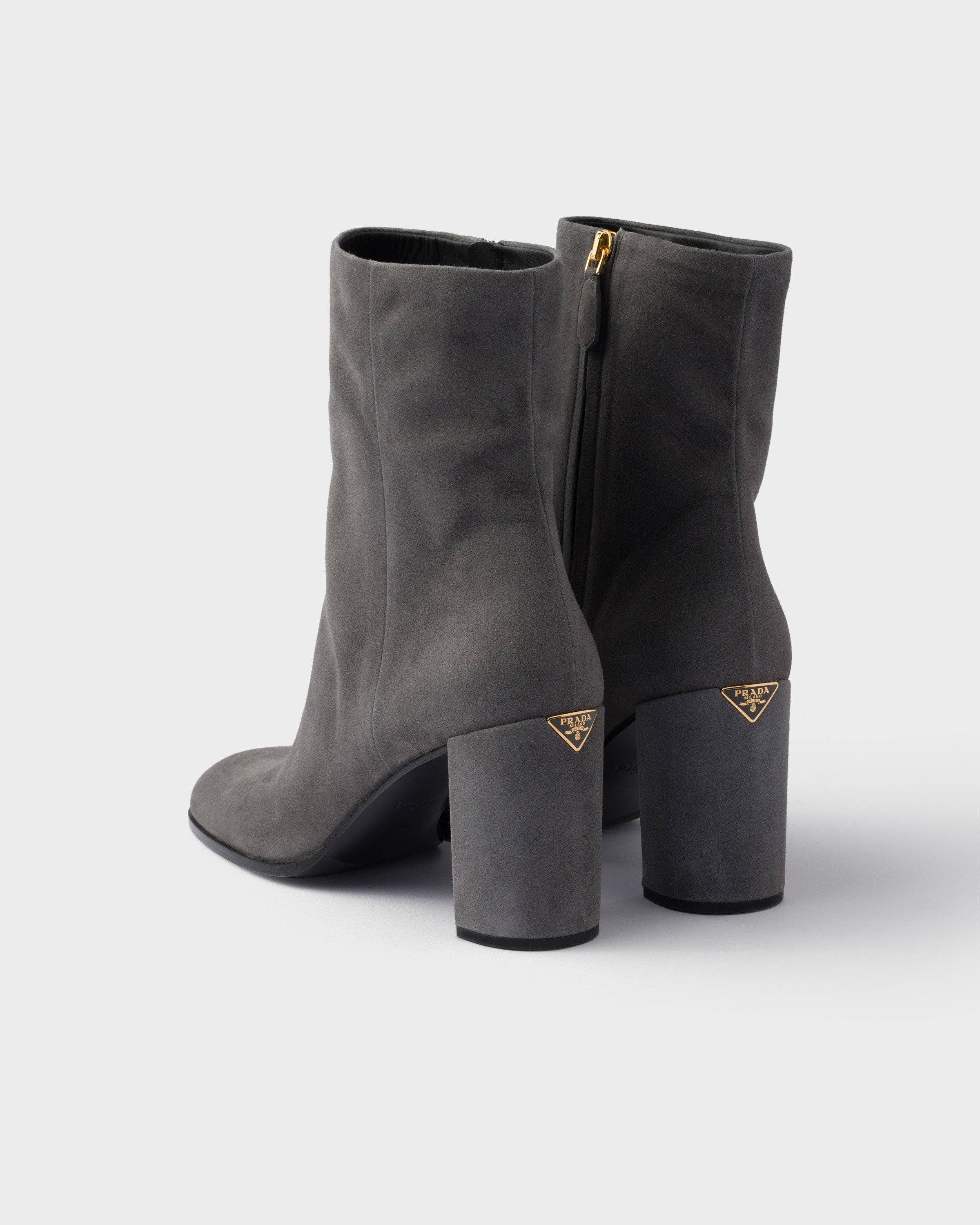 Suede booties - 4