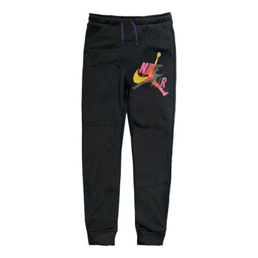 Air Jordan Fleece Lined Casual Sports Pants Black CU1559-011 - 1