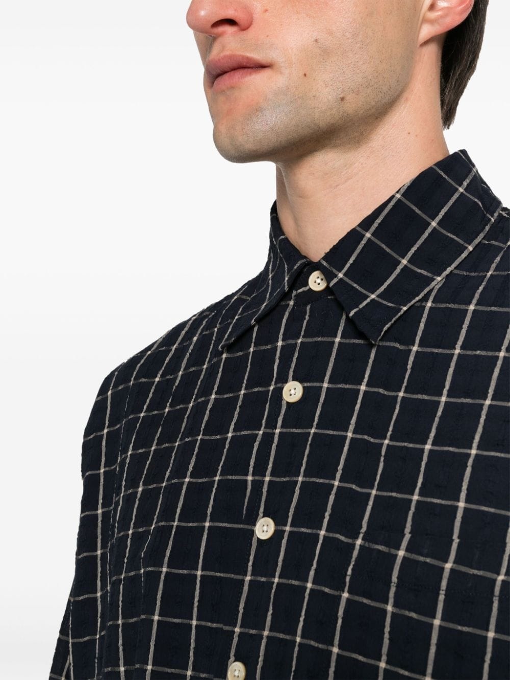 Above windowpane shirt - 5