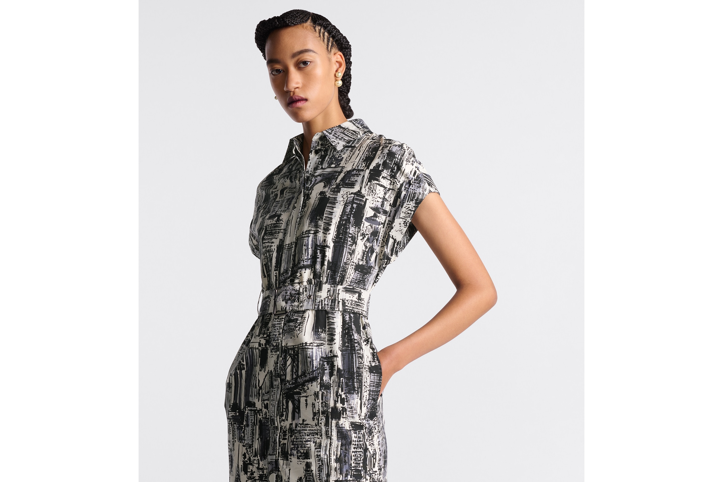 Mid-Length Shirt Dress - 3