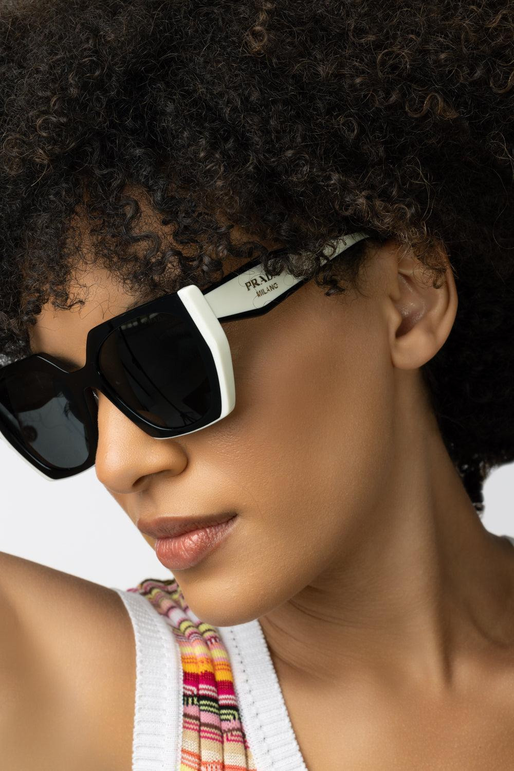 Side Logo Rectangle Sunglasses - 3