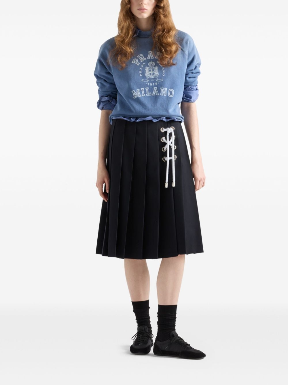 cotton crew-neck sweatshirt - 2
