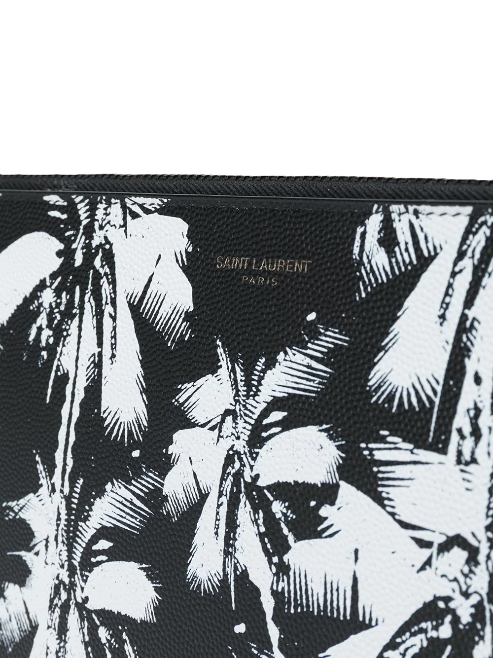 palm tree print clutch - 5