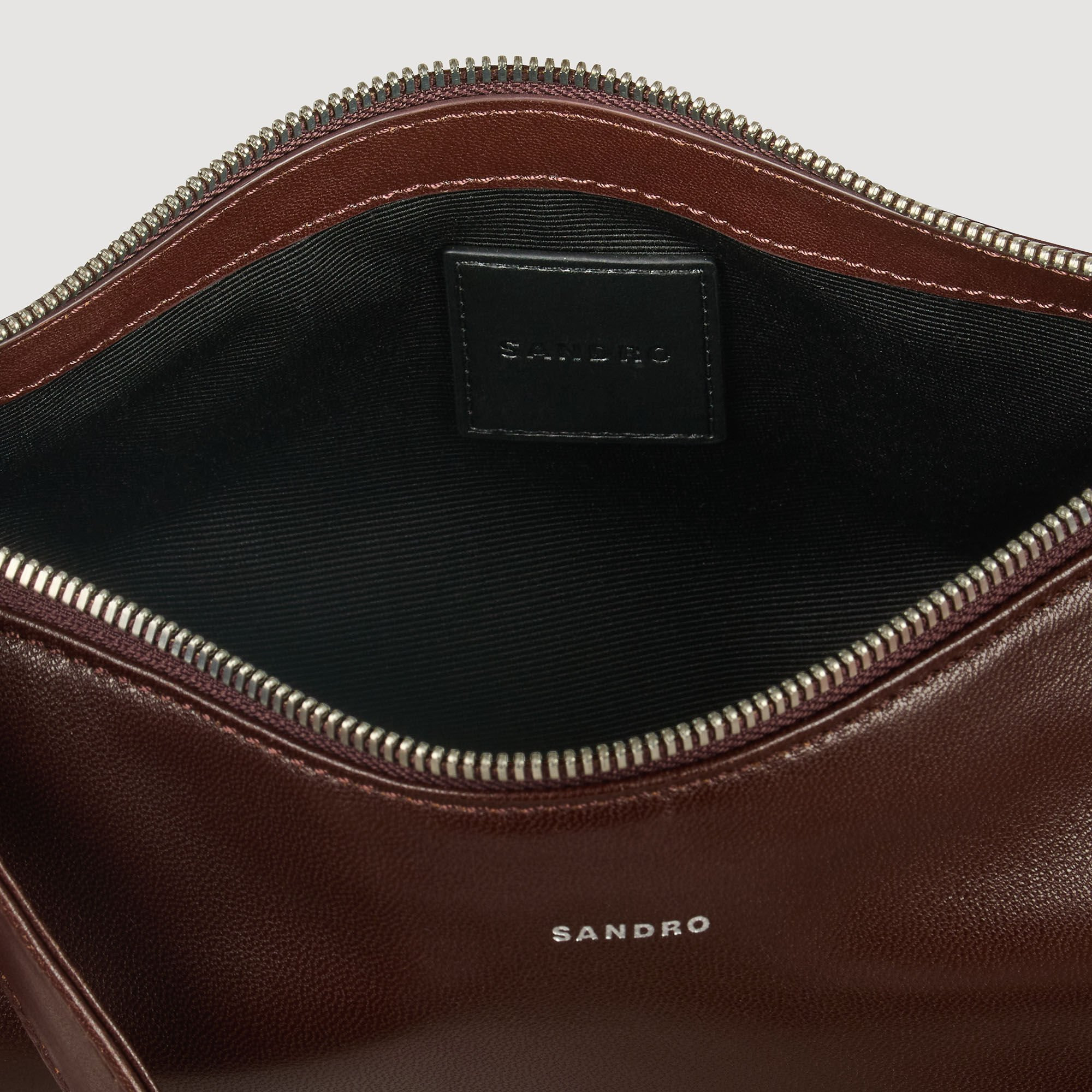 SMALL LEATHER HOBO BAG - 5