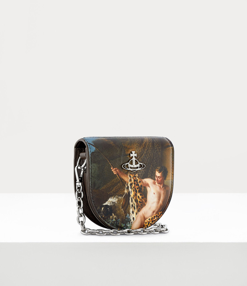 Vivienne Westwood FISHERMAN NANO SADDLE CROSSBODY BAG outlook