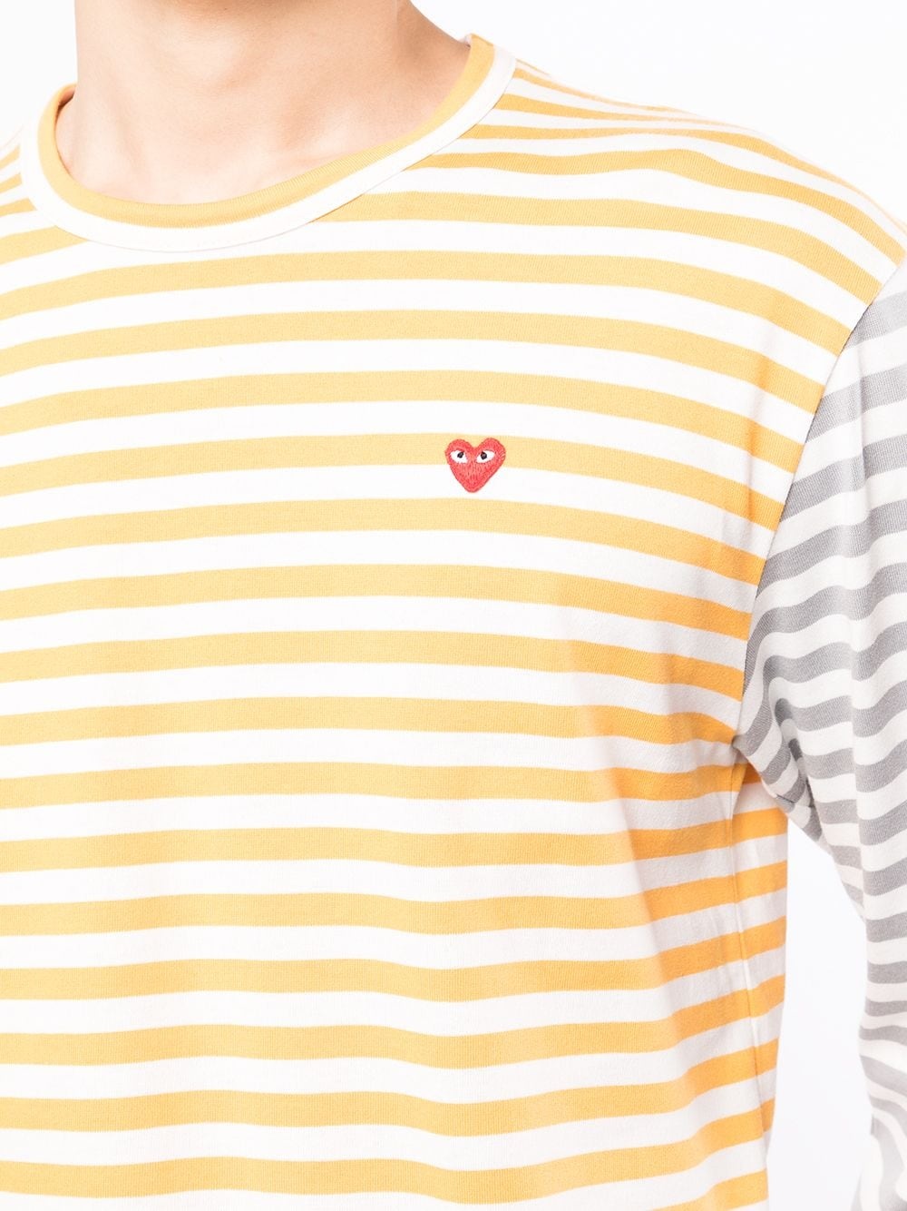 striped long-sleeve T-shirt - 5