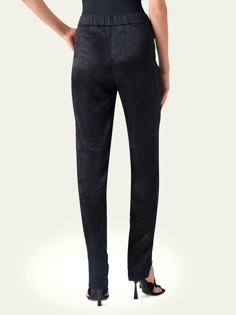 Mike Crinkled Satin Ankle Jogger Pants 3