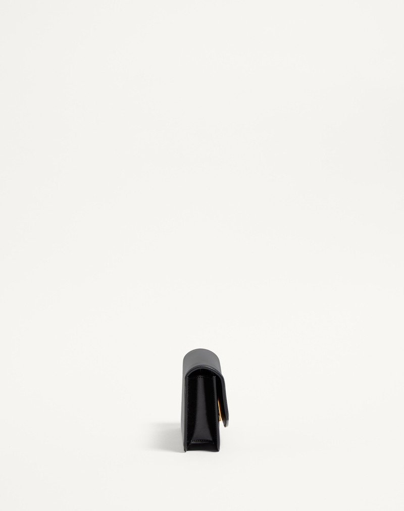 VALENTINO GARAVANI VAIN CLUTCH BAG IN SHINY CALFSKIN 4