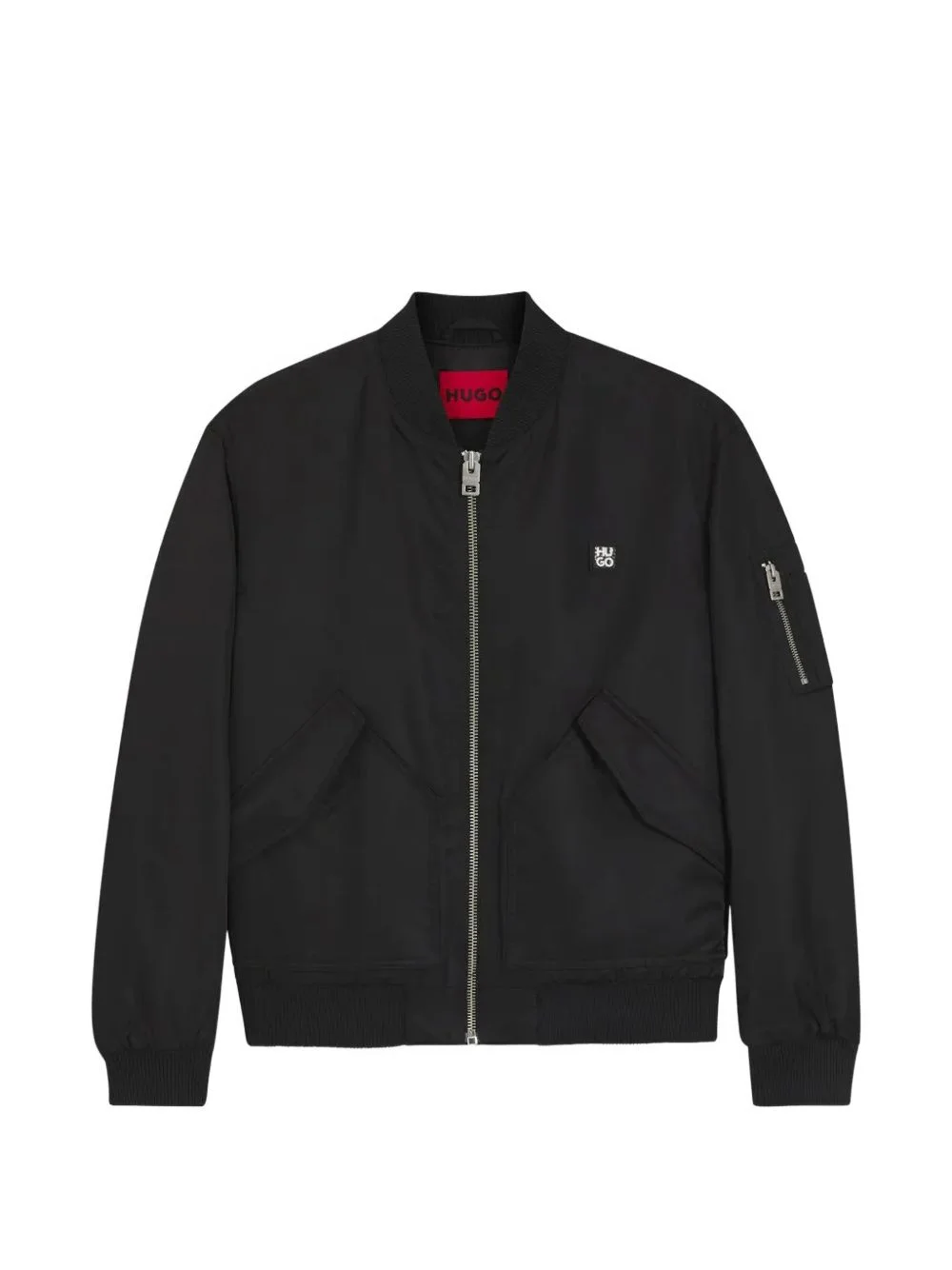 logo-plaque bomber jacket - 1