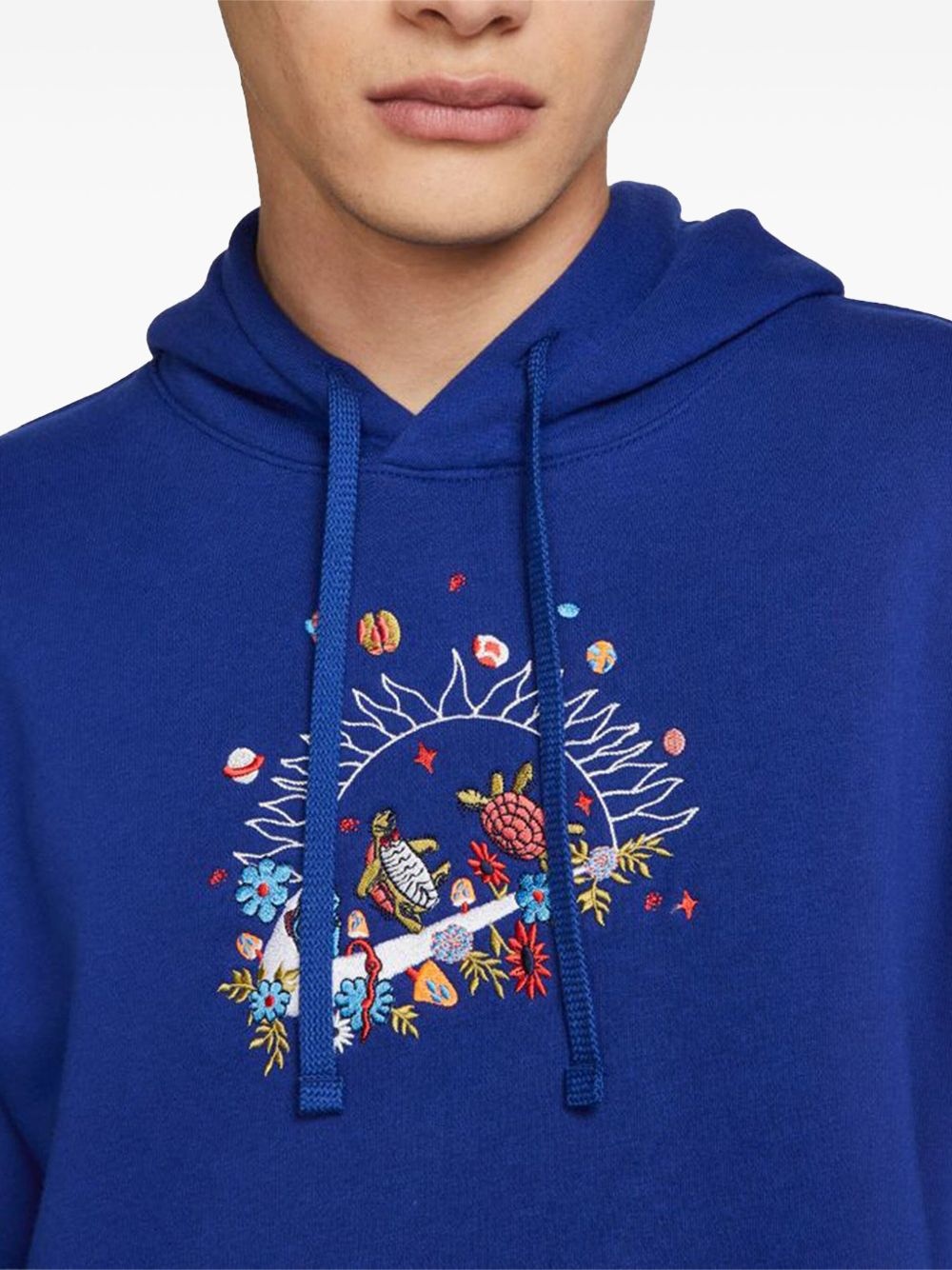 Sportswear Club "Royal Blue" fleece hoodie - 2