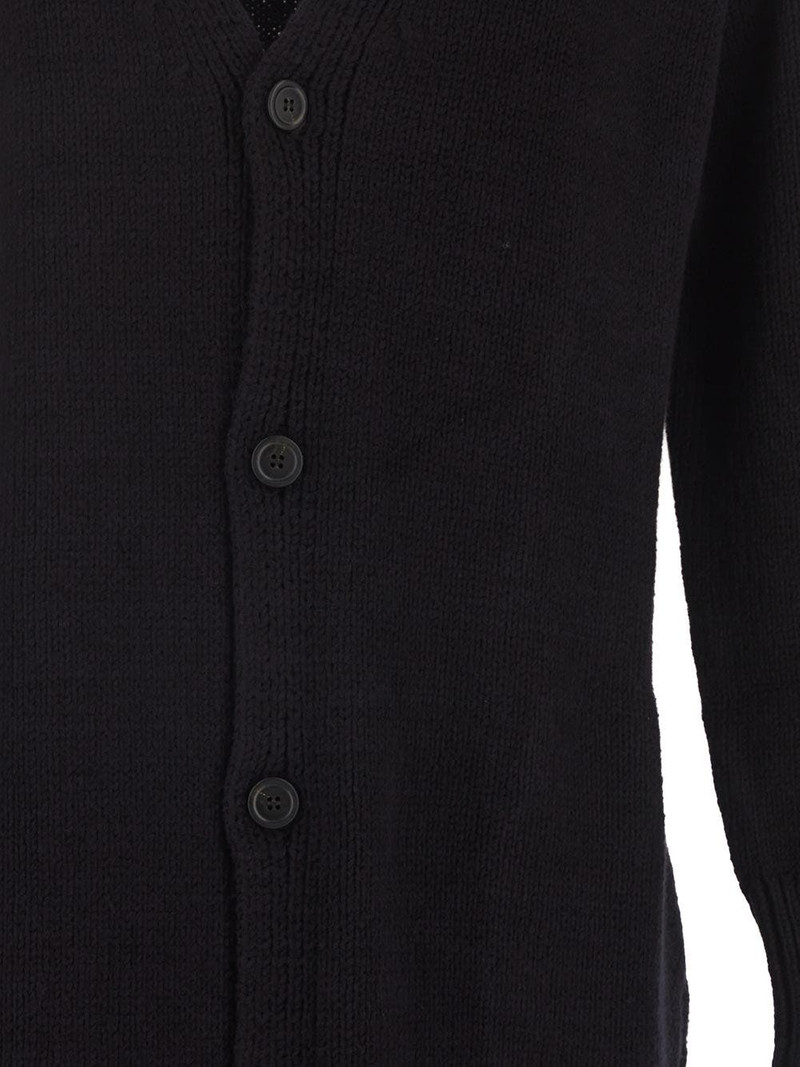 Black Cotton Cardigan 3