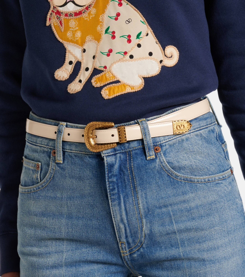 Valentino Leather belt outlook
