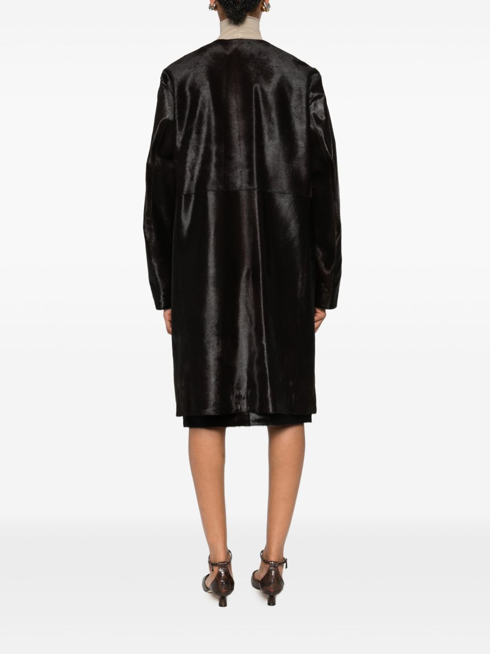 calf-hair coat - 4