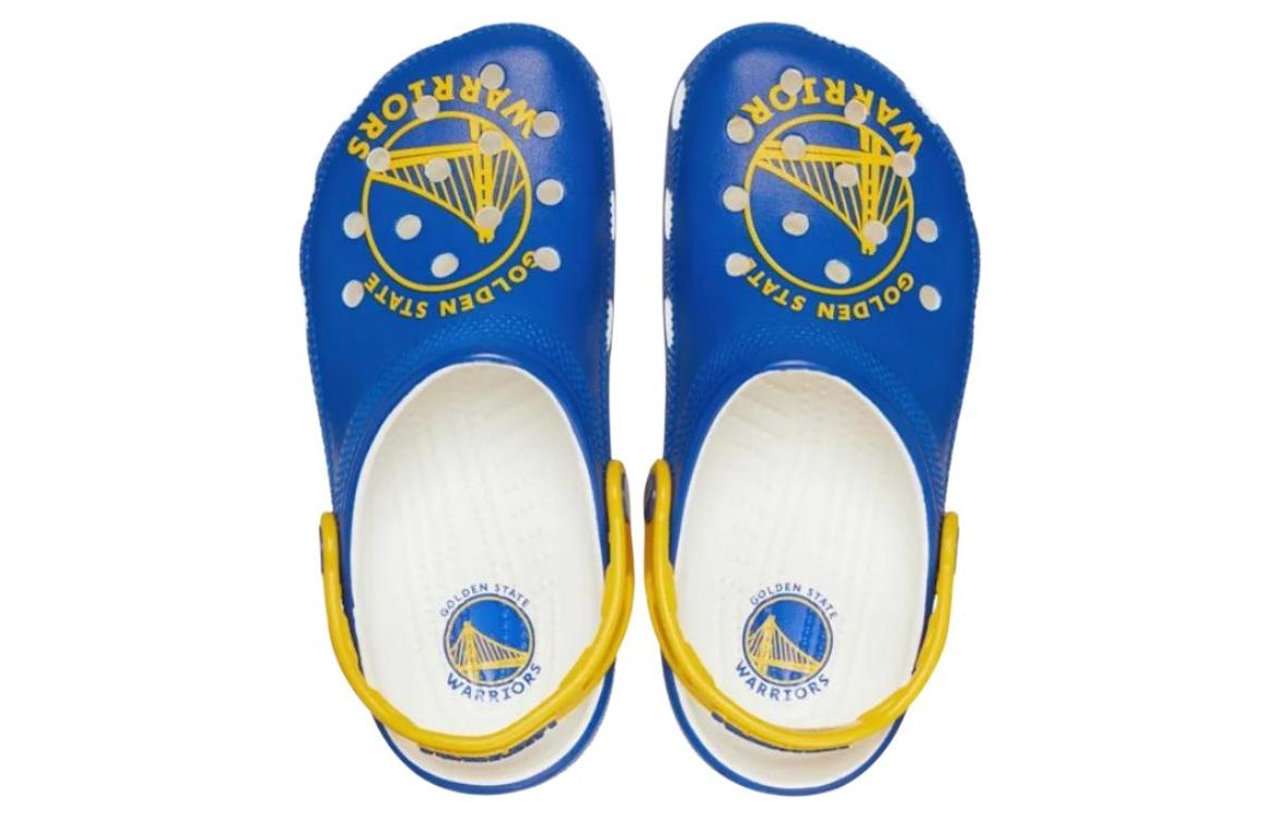 Crocs x NBA Golden State Warriors Classic Clog 'Blue Yellow' 209443-100 - 4