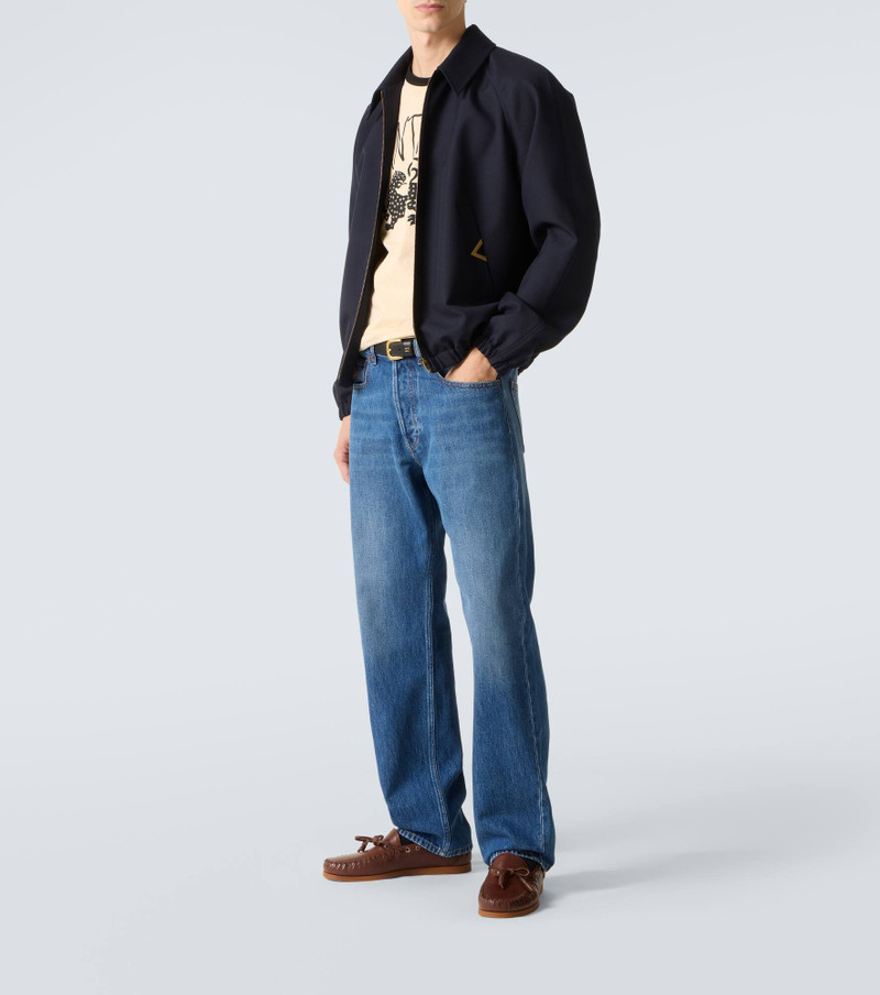 Valentino Mid-rise straight jeans outlook