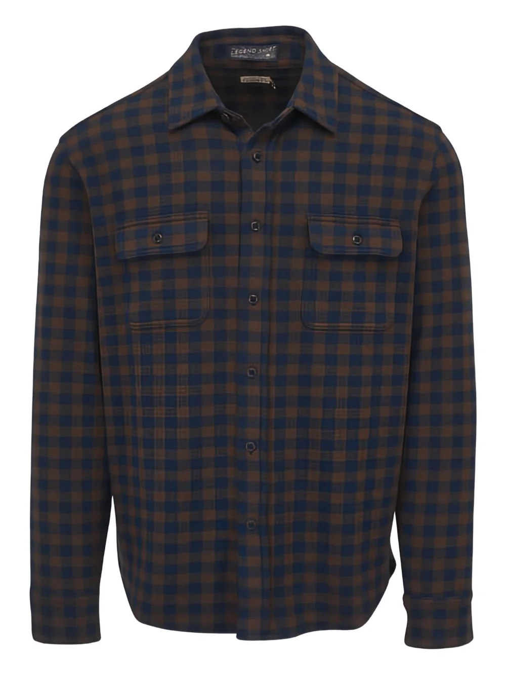 two-pocket check shirt - 1