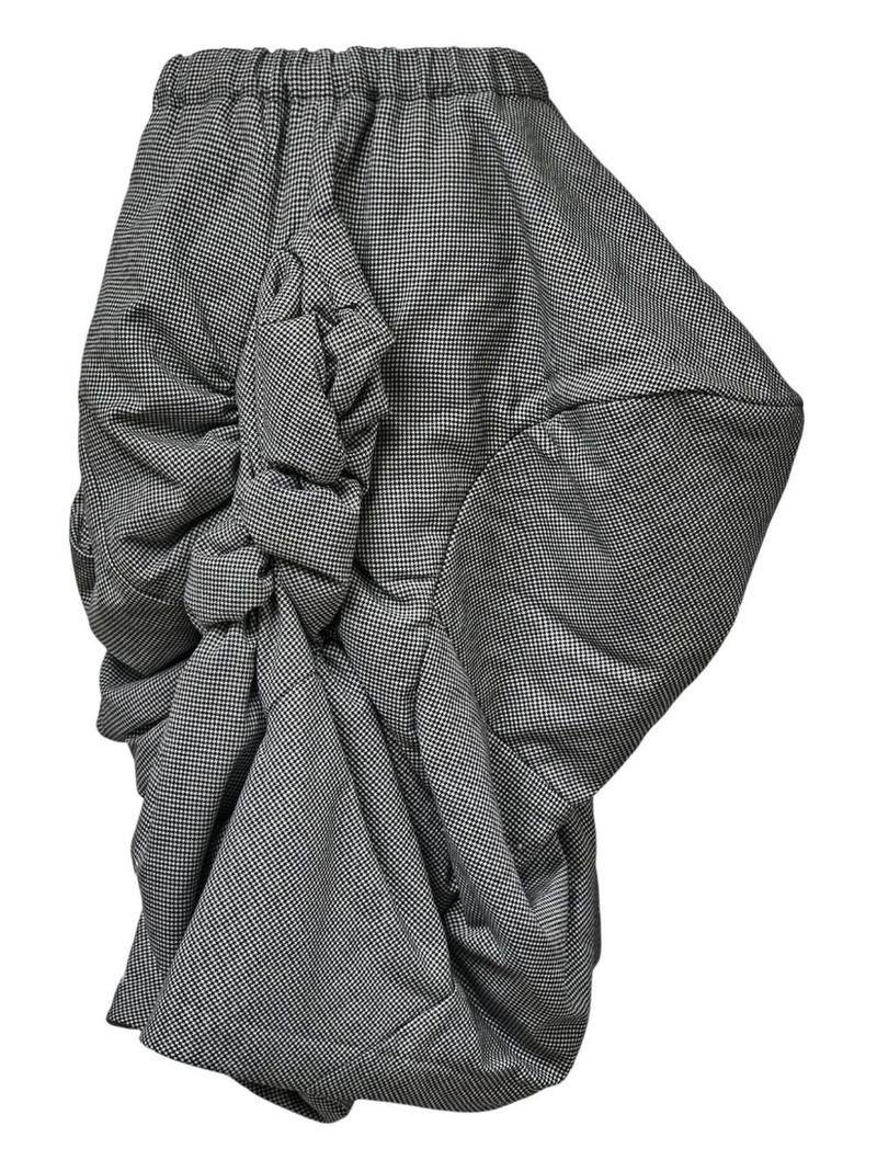 Comme Des Garçons Houndstooth midi skirt outlook