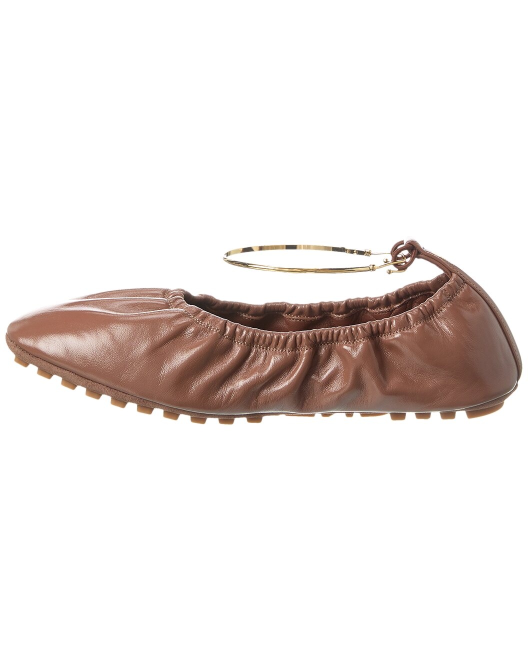 FENDI Filo Leather Ballerina Flat - 2