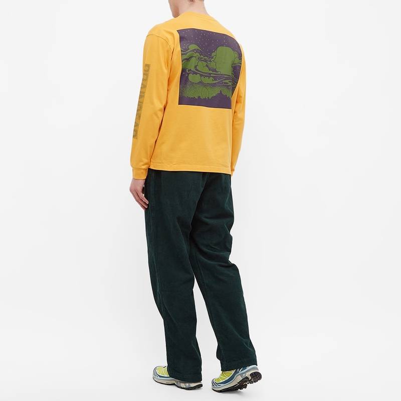 BRAIN DEAD Brain Dead Long Sleeve Stereo Report T-Shirt outlook
