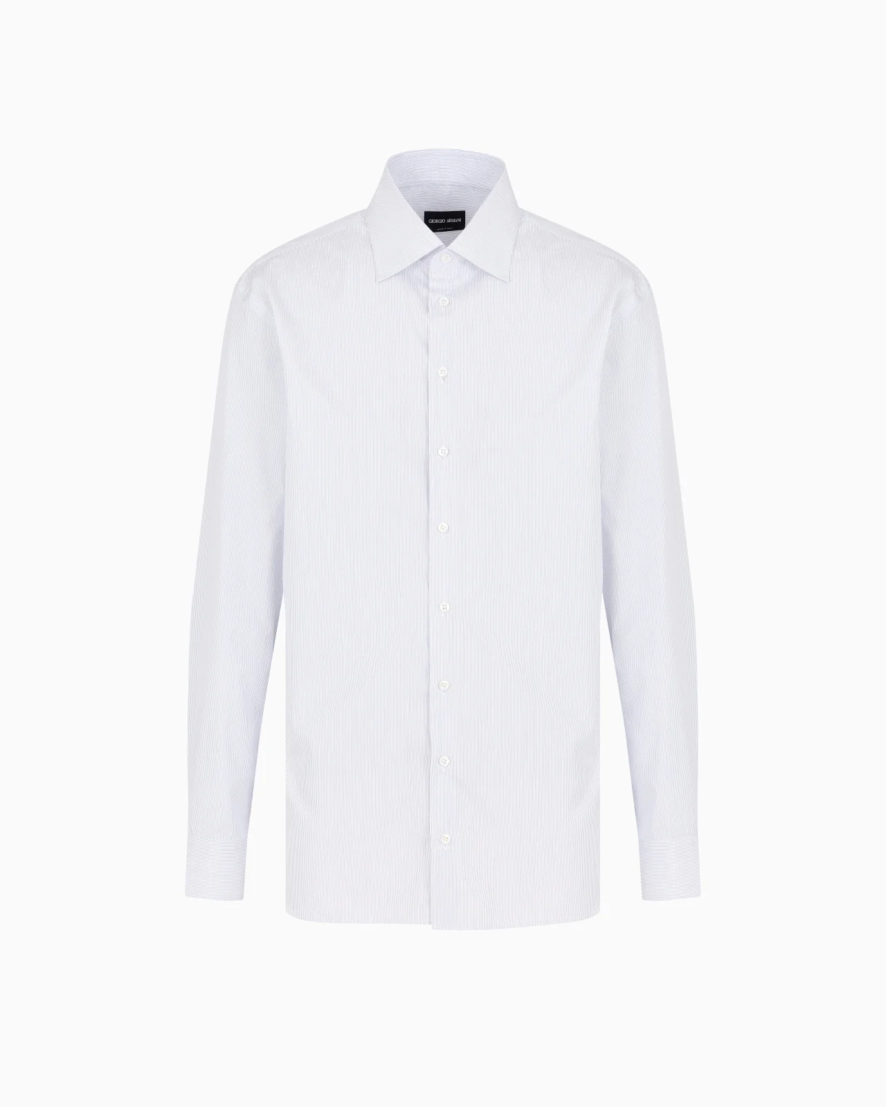 Regular-fit shirt in luxury cotton with a micro-pattern - 1