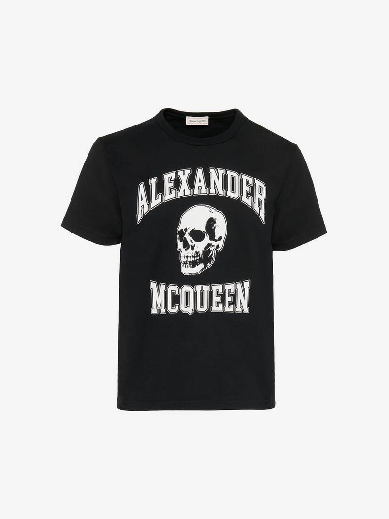 Men's Varsity T-shirt in Black/white - 1