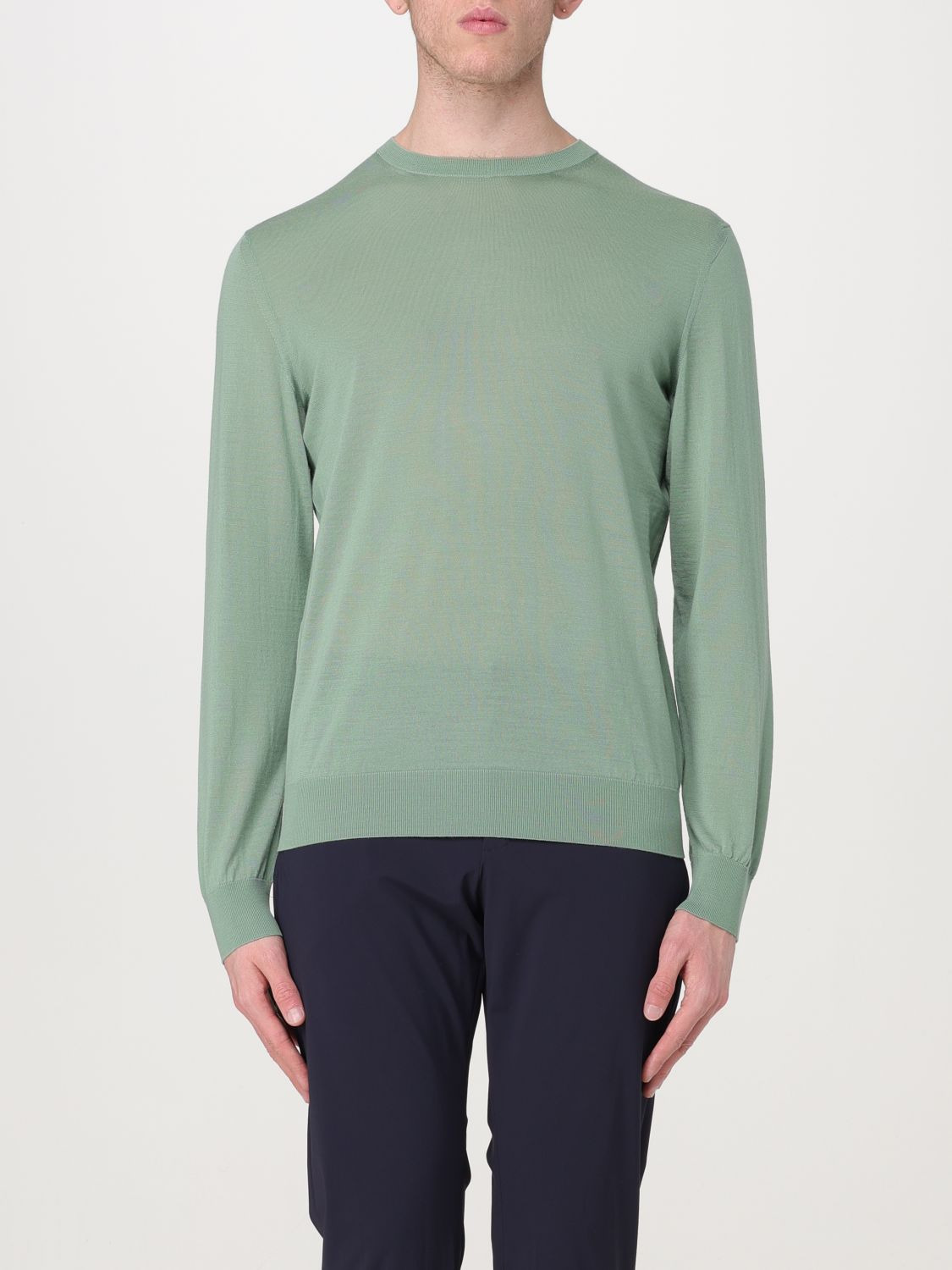 Zegna Sweater Men Green - 1