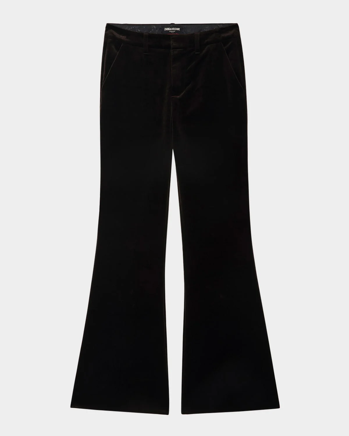 Prevy Velvet Flare Pants - 1