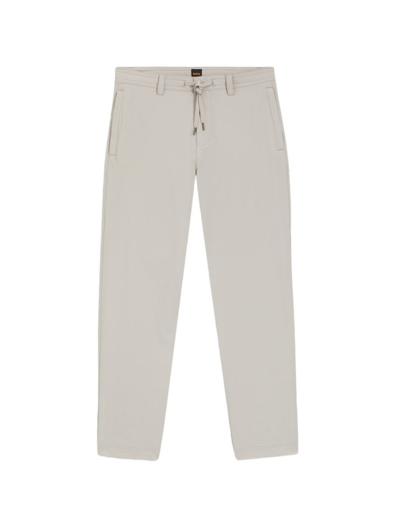 drawstring-waist chino trousers 1