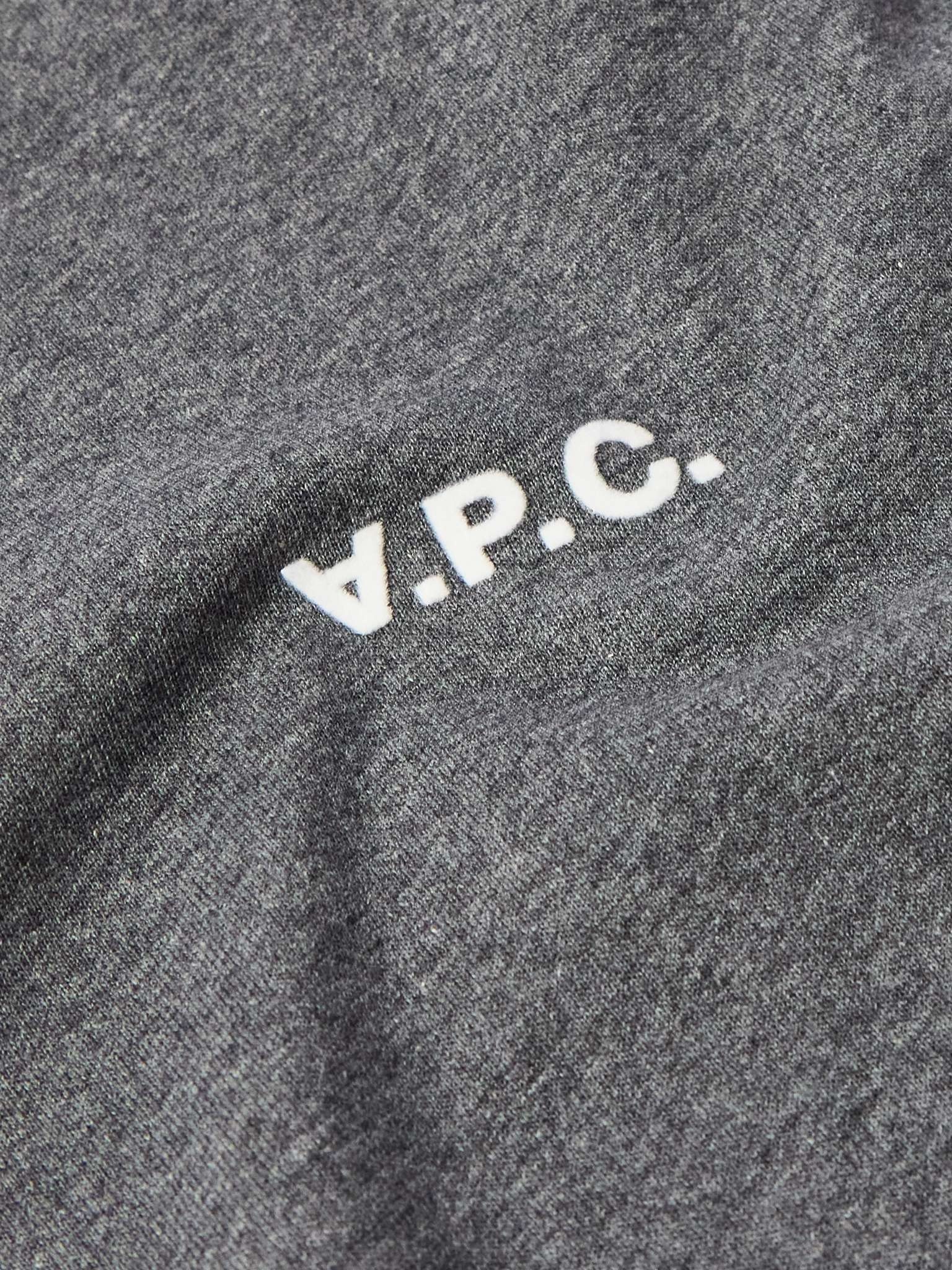 Logo-Flocked Cotton-Jersey T-Shirt - 5