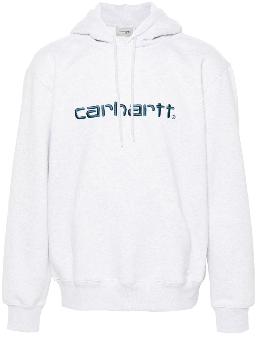 logo-embroidered hoodie - 2