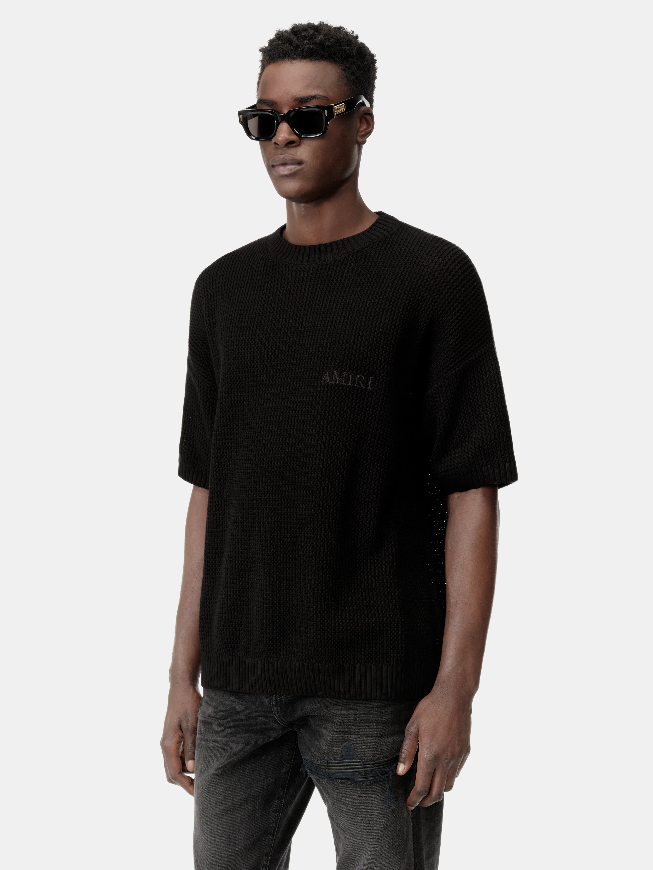 AMIRI CROCHET MESH TSHIRT - 5