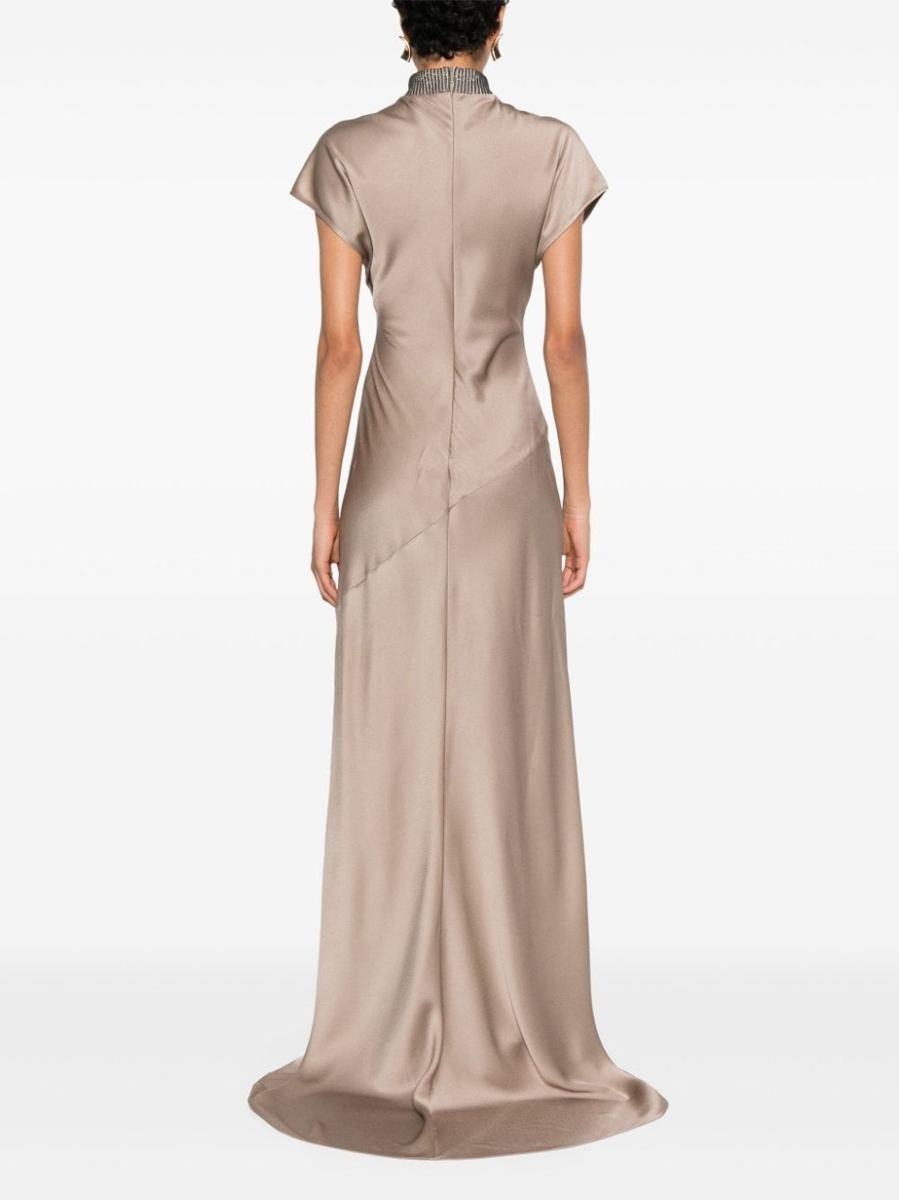 Monili-chain maxi dress - 4
