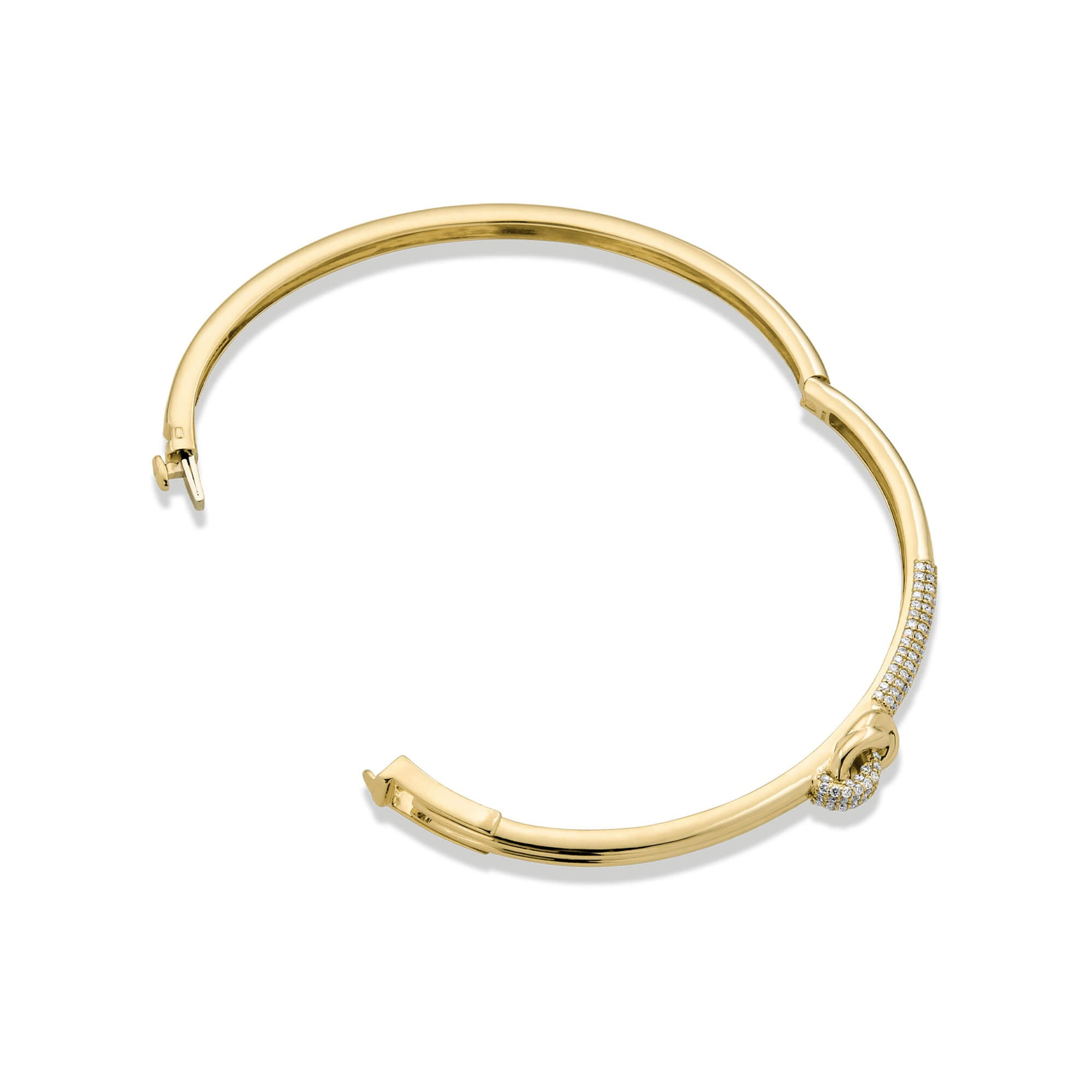 Damond Forme Knot Bangle - 3