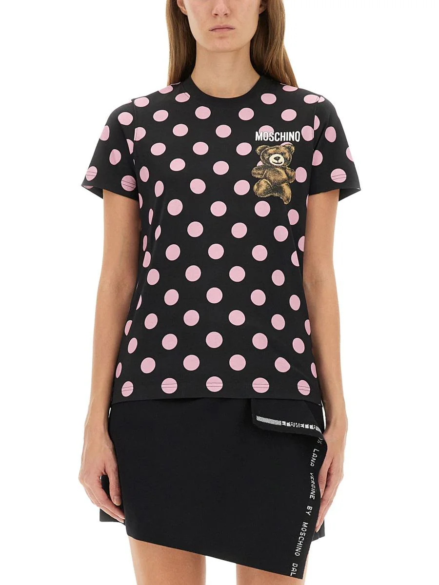 Moschino "Teddy Polka Dots" T-Shirt - 1