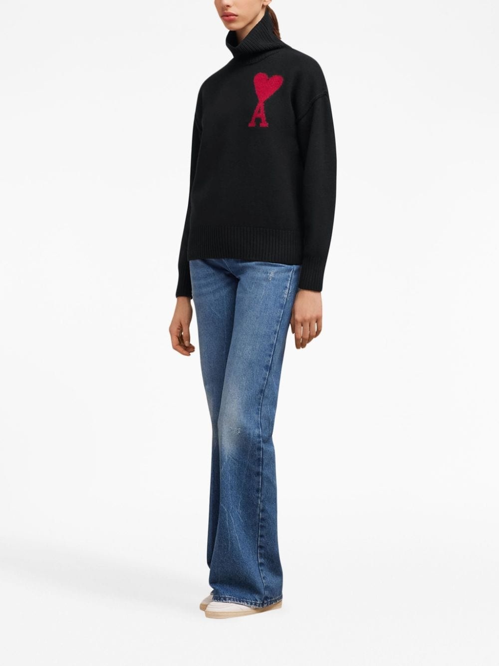 Ami de Coeur high-neck  jumper - 3