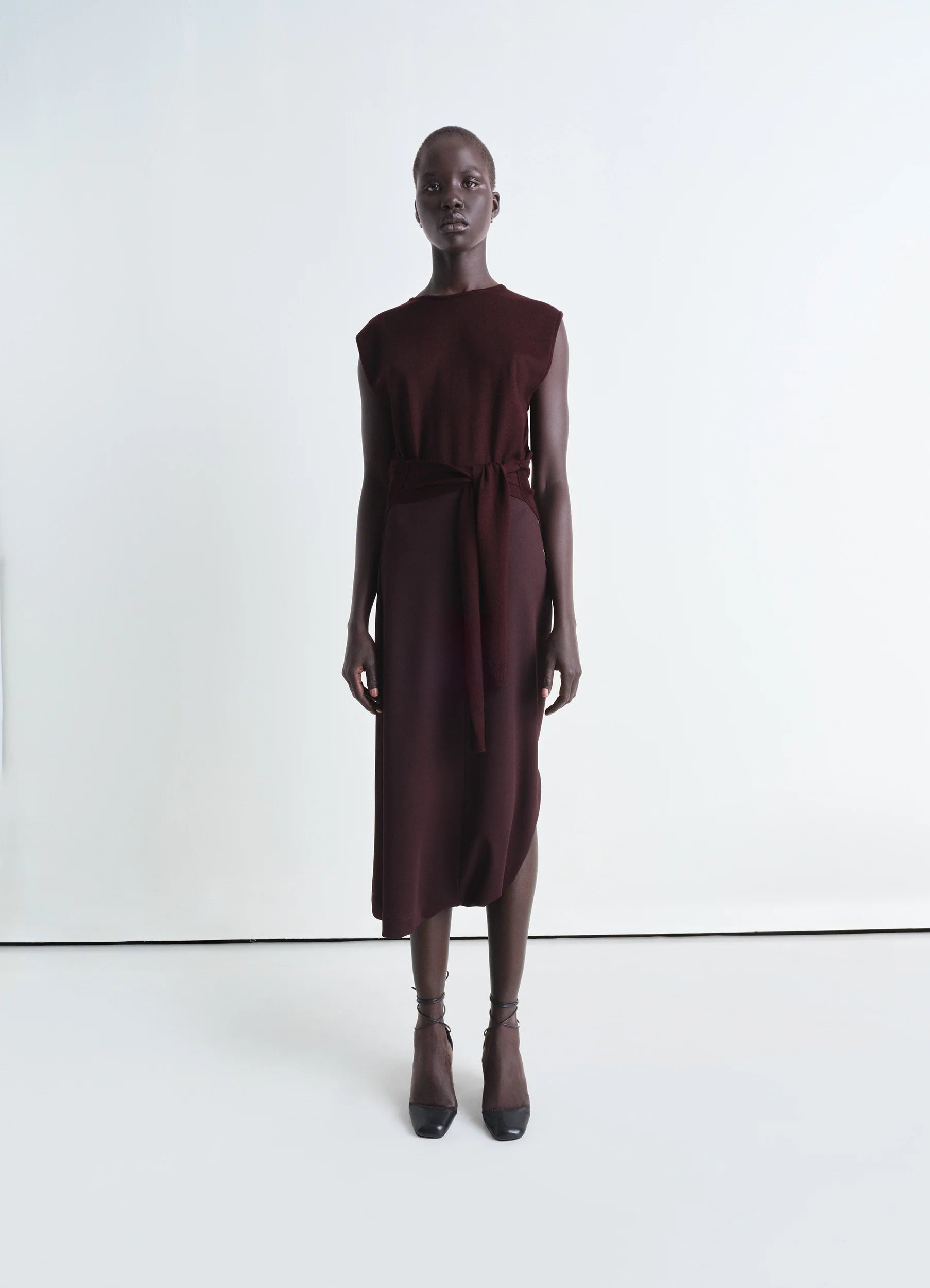 TWISTED HEM SKIRT - 2
