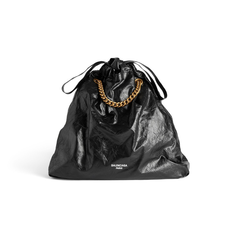 Women's Crush Medium Tote Bag in Black 1