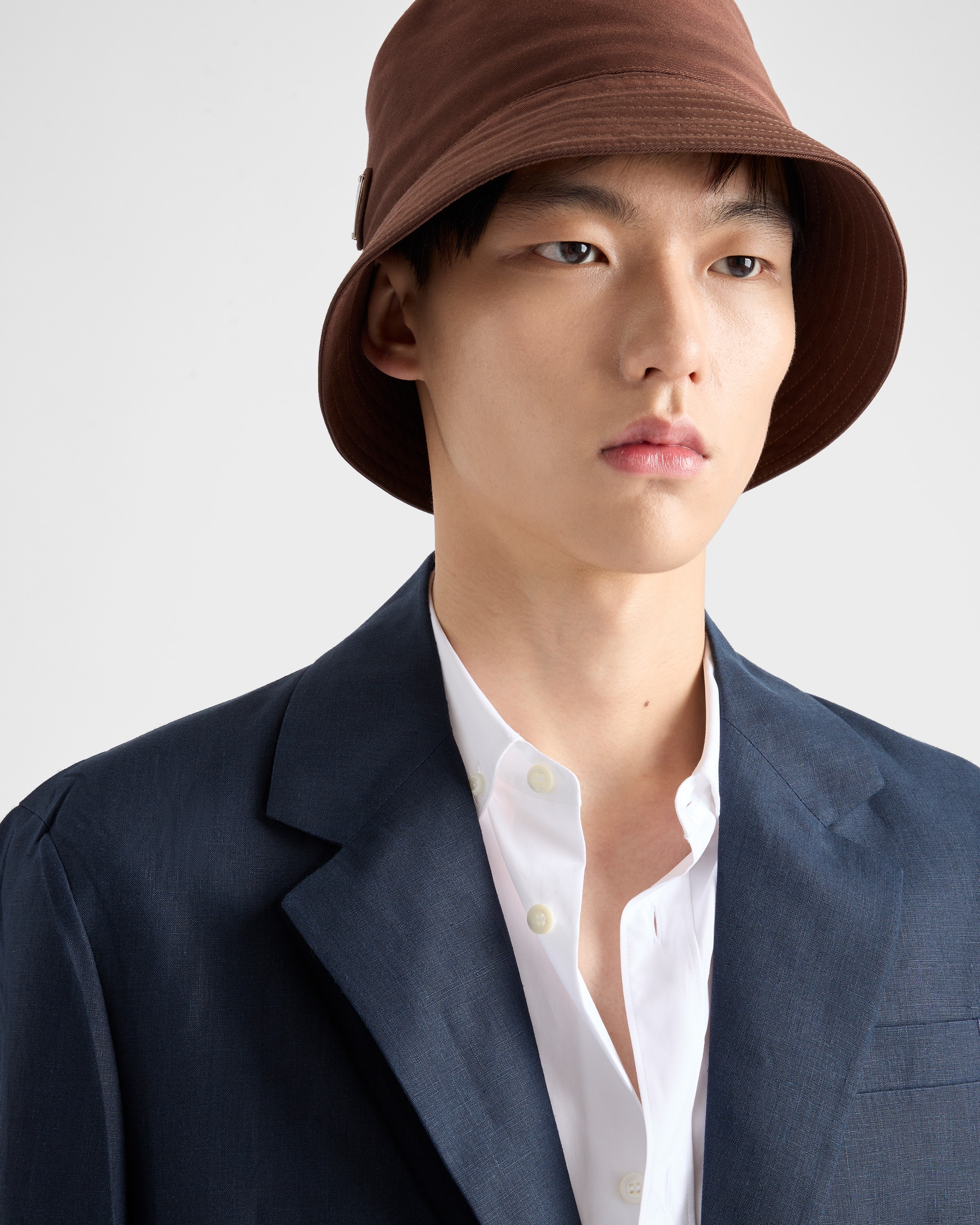 Single-breasted linen jacket - 3