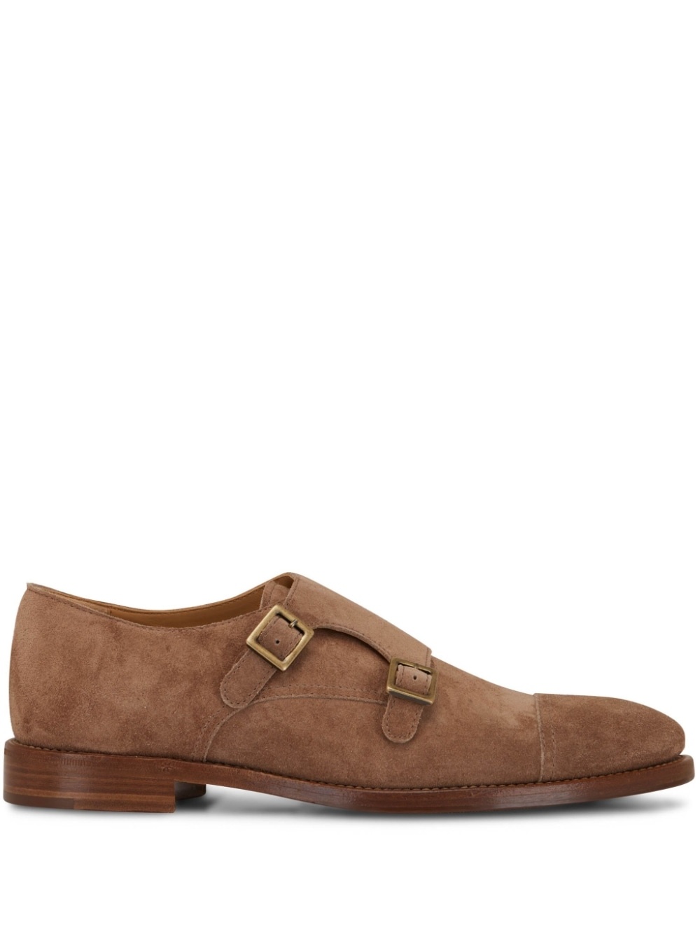 buckle-fastened monk shoes - 1