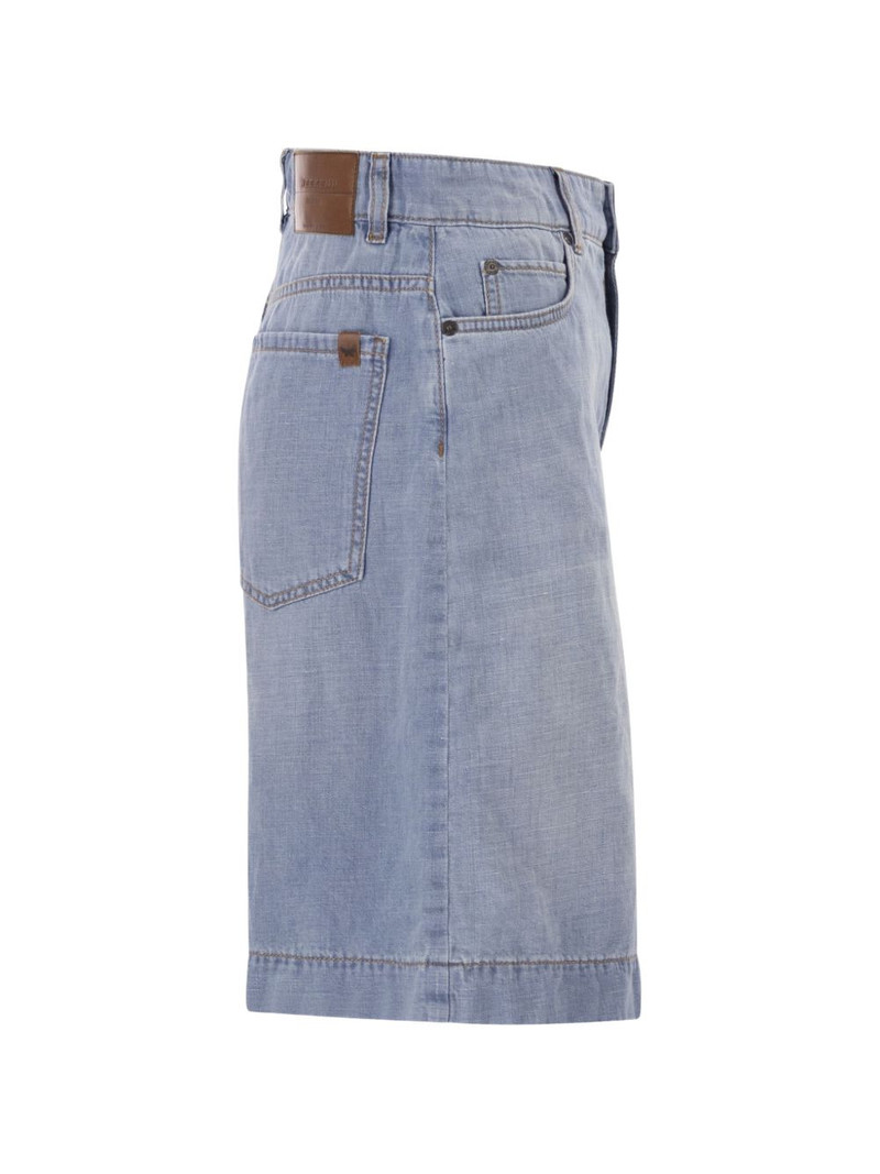 contrasting-stitch shorts 3