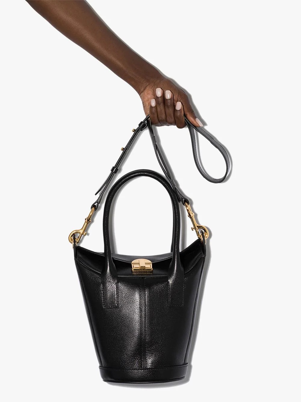 Carrousel leather bucket bag - 4