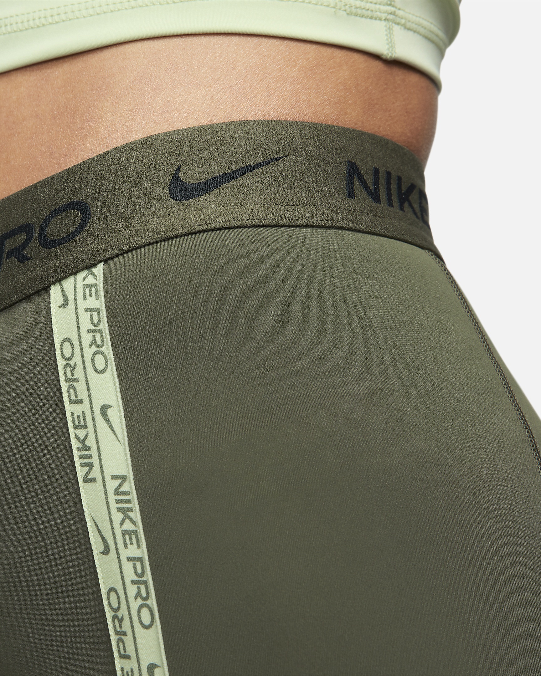 Women's Nike Pro Dri-FIT High-Waisted 3" Shorts - 4