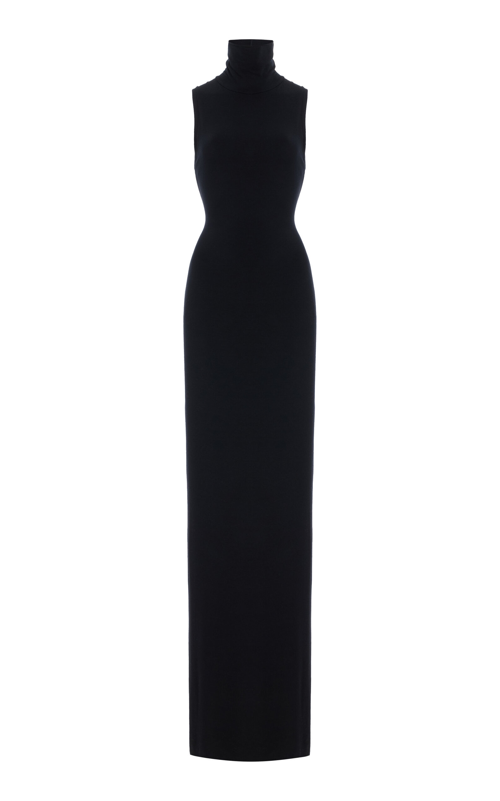 Harlow Modal Turtleneck Maxi Dress black - 1