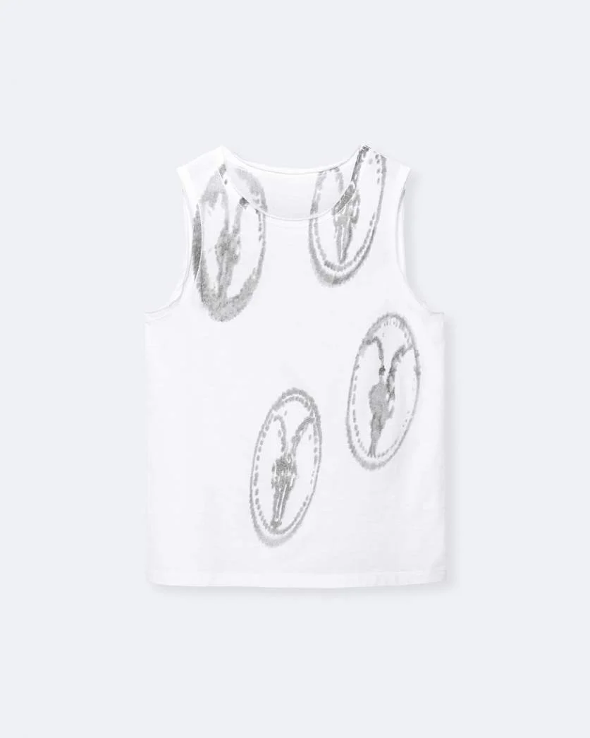 JENNY STAMPED REGULAR-FIT TANK TOP - 1